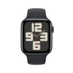 Apple Watch SE (44mm, GPS) Midnight Aluminium Case with Midnight Sport Band - S/M (Band fits 130-180mm wrists) - Image 2