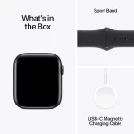 Apple Watch SE (44mm, GPS) Midnight Aluminium Case with Midnight Sport Band - S/M (Band fits 130-180mm wrists) - Image 3