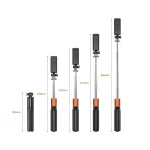 amazon basics Bluetooth-Enabled Extendable Selfie Stick/Tripod with Wireless Remote, 360-Degree Adjustable, Compatible with iPhone and Android Smart Phones (Black) - Image 5