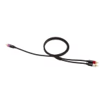 AmazonBasics 1-Male to 2-Male RCA Audio interconnects for Television, DVD Player - [4 feet, 1-Male to 2-Male, Gold] - Image 4