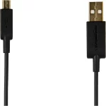 Amazon Basics USB-A to Micro USB Fast Charging Cable, 480Mbps Transfer Speed with Gold-Plated Plugs, USB 2.0, 3 Foot, Black - Image 2