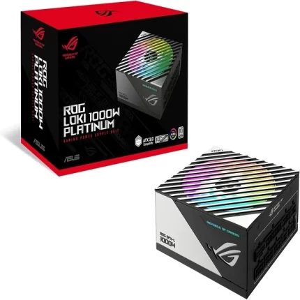 ASUS ROG Loki SFX-L 1000W Platinum (Fully Modular Power Supply, 80+ Platinum, 120mm PWM ARGB Fan, Aura Sync, ATX 3.0 Compatible, PCIe 5.0 Ready