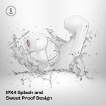 JBL Tune Flex in Ear Wireless TWS Earbuds with Mic, ANC Earbuds, Customized Extra Bass with Headphones App, 32 Hrs Battery, 4-Mics, IPX4, Ambient Aware, Bluetooth 5.2 (White) - Image 4