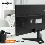 FRONTECH 18.5 Inch HD LED Monitor | Refresh Rate 60 Hz, 1366 x 768 Pixels | Wall Mountable Slim & Stylish Design with 16.7M Colors| HDMI & VGA Ports, Built-in Power Supply (MON-0061,Black) - Image 5