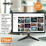 FRONTECH 18.5 Inch HD LED Monitor | Refresh Rate 60 Hz, 1366 x 768 Pixels | Wall Mountable Slim & Stylish Design with 16.7M Colors| HDMI & VGA Ports, Built-in Power Supply (MON-0061,Black) - Image 3