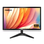 FRONTECH 18.5 Inch HD LED Monitor | Refresh Rate 60 Hz, 1366 x 768 Pixels | Wall Mountable Slim & Stylish Design with 16.7M Colors| HDMI & VGA Ports, Built-in Power Supply (MON-0061,Black)
