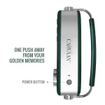 Saregama Carvaan Premium Hindi - Portable Music Player with 5000 Preloaded Songs, FM/BT/AUX (Emerald Green) - Image 5
