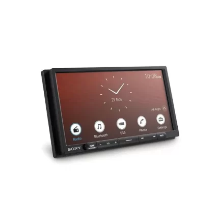 Sony Car Stereo XAV-AX4000 17.6 cm (6.95 inch) Digital Media Receiver with Bluetooth, Wireless Android Auto, Wireless Apple Car Play, PRE Out - 3 x 5V, Output Power - 55W x 4