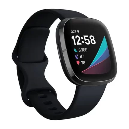 Fitbit Sense Advanced Smartwatch with Tools for Heart Health Stress Management & Skin Temperature Trends Carbon Graphite One Size