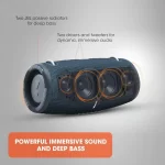 JBL Xtreme 3, Wireless Portable Bluetooth Speaker, Pro Sound with Powerful Bass Radiators, Built-in Powerbank, Partyboost, IP67 Water & Dustproof, AUX & Type C (Blue, Without Mic) - Image 2