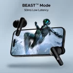 boAt Airdopes Unity ANC TWS in Ear Earbuds with Up to 50 Hours Total Playback, ANC Upto 32 dB, Dual Mics with ENx Tech, IPX5 Rating, IWP Tech and ASAP Charge(Black) - Image 4