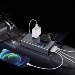 Vantro 200W Car Power Inverter/Laptop Charger with 3 USB (6.2A Max) & 1 C Type(1*27WPD) Smart USB Ports, 2 AC Universal Outlets and 12V DC to 220V AC with QC3.0 Model P2 - Image 4