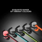 boAt Rockerz 255 in Ear Bluetooth Neckband with Upto 8 Hrs Playback, Secure Fit, IPX5, Magnetic Earbuds, BT v5.0 and Voice Assistant(Orange) - Image 4