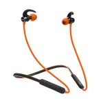 boAt Rockerz 255 in Ear Bluetooth Neckband with Upto 8 Hrs Playback, Secure Fit, IPX5, Magnetic Earbuds, BT v5.0 and Voice Assistant(Orange)