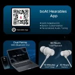 boAt Nirvana 525 ANC Bluetooth Neckband with Surround Sound by Dolby Audio, Adaptive EQ, Active Noise Cancellation, ENx Technology, 30 HRS Playback and ASAP Charge(Cosmic Grey) - Image 4