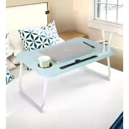 GoRogue Wood Portable Laptop Table  (Finish Color - Blue)