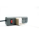 Belkin 3-Socket Surge Protector Universal Socket with 5Ft (1.5-Meter) Heavy Duty Cable Overload Protection, Extension Cord Grey Color, 250 Volts - Image 2