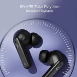 boAt Airdopes 170 TWS in Ear Earbuds with 50H Playtime, Touch Controls & Bt V5.3(Classic Black) - Image 4