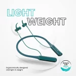 Portronics Harmonics 250 Wireless Bluetooth Headset with 60 Hrs Playtime in 2 Hrs Charging, 800mAh Battery, Voice Assistant(Green) - Image 2