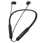 Portronics Harmonics Z3 Wireless Bluetooth 5.3 Neckband in Ear Earphones with Mic, 30Hrs Playtime, Magnetic Latch, IPX5 Water Resistant, Type C Fast Charging(Black)