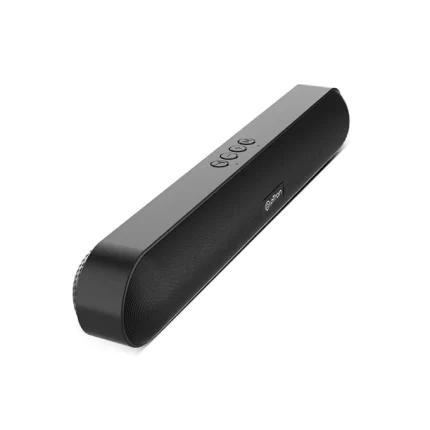 pTron Fusion Evo v3 12W Bluetooth Speaker 5.0 Mini Soundbar, 10Hrs Playback Time, Stereo Soundbar (Black)