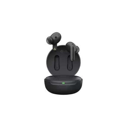 LG Tone Free FP5, Active Noise Cancellation, 22Hrs Battery,3D Sound, IPX4, Find My in Ear Earbuds, Fast Charging, Swift Pairing,Medical Grade Wireless Ear Gels Tonefree App (Black)