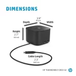 HP Thunderbolt Dock G2 with Combo Cable - Image 2
