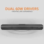 amazon basics Soundbar with 60W RMS Sound, 2.0 Channel, Multi-Connectivity Modes - AUX, USB, BT v5.3, EQ Modes, with Remote for TV/PC/Projectors/Tablets (Black) - Image 3