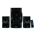 Philips Audio IN-MMS6080B/94 2.1 Channel 60W Multimedia Bluetooth Speakers, LED Display, Remote Control & Multi-Connectivity Option (Black) - Image 2