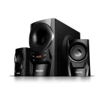 Philips Audio IN-MMS6080B/94 2.1 Channel 60W Multimedia Bluetooth Speakers, LED Display, Remote Control & Multi-Connectivity Option (Black)