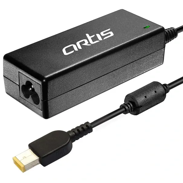 AR-0506- 65W Artis AR0506 65Watt Laptop Charger/Adapter with Power Cord Compatible with Lenovo Laptops (20V/3.25A, 65Watt) (USB Pin) (BIS Certified) - Image 1