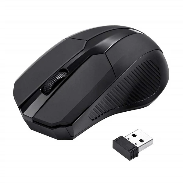 E-W55 Enter E-W55 Wireless Optical Mouse (Black) - Image 1