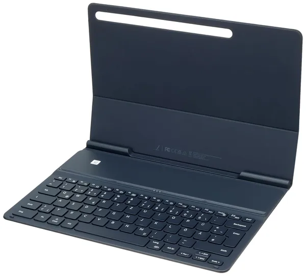EF-DT730BBGGDE Samsung EF-DT730 Book Cover Keyboard Slim for Galaxy Tab S7+ / Tab S7 FE Black - Image 1